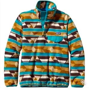 Patagonia Snap-T Pullover Women’s XL, great conduction & discontinued pattern